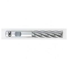 5/16 Dia. x 3-1/8 Overall Length 4-Flute Square End HSS-CO SE End Mill-Round Shank-Center Cutting-Uncoated - Eagle Tool & Supply