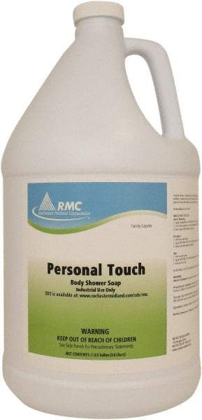 Rochester Midland Corporation - 1 Gal Bottle Peach Hair & Body Wash - Blue - Eagle Tool & Supply