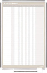 MasterVision - 24" High x 36" Wide Magnetic Dry Erase In/Out - Steel - Eagle Tool & Supply