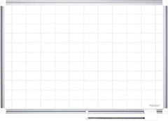 MasterVision - 36" High x 48" Wide Magnetic Dry Erase Calendar - Steel - Eagle Tool & Supply