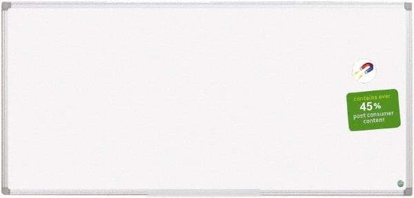 MasterVision - 48" High x 96" Wide Magnetic Dry Erase Board - Steel - Eagle Tool & Supply
