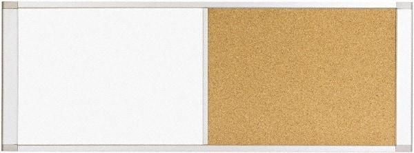 MasterVision - 18" High x 48" Wide Combination, Bulletin/Magnetic Dry Erase - Steel - Eagle Tool & Supply