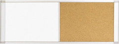 MasterVision - 18" High x 48" Wide Combination, Bulletin/Magnetic Dry Erase - Steel - Eagle Tool & Supply
