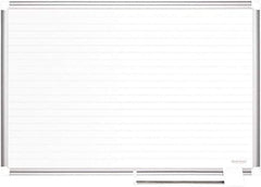 MasterVision - 48" High x 72" Wide Magnetic Dry Erase Calendar - Steel - Eagle Tool & Supply