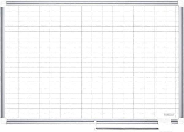 MasterVision - 36" High x 24" Wide Magnetic Dry Erase Calendar - Steel - Eagle Tool & Supply