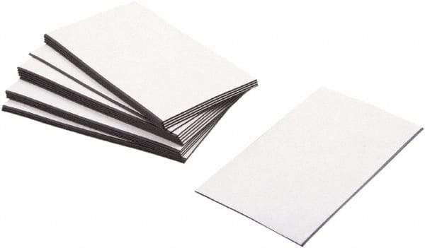 Baum/Gartens - 2" Wide x 3-1/2" Long, White Paper Business Cards - For Business Cards - Eagle Tool & Supply