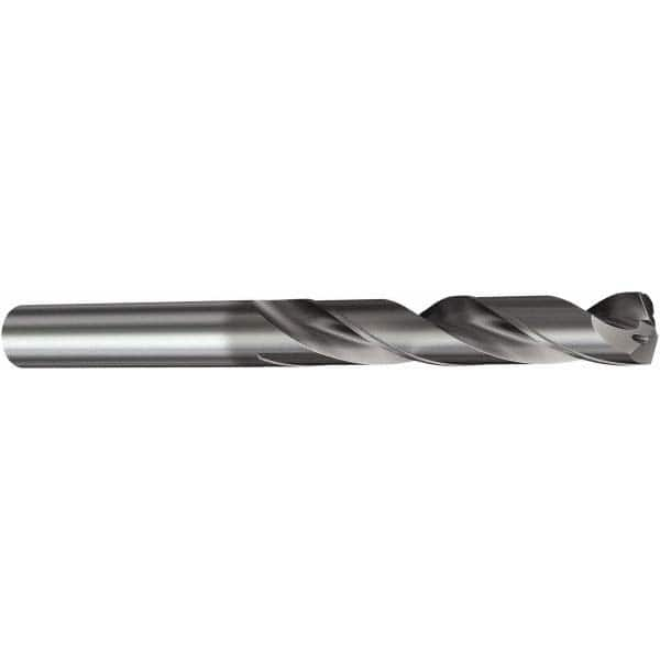 Sandvik Coromant - 37/64" 140° Spiral Flute Solid Carbide Screw Machine Drill Bit - Eagle Tool & Supply