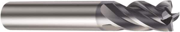 Sandvik Coromant - 4mm, 4 Flute, Single End, Solid Carbide, Corner Chamfer End Mill - 54mm OAL, Right Hand Flute, 8.5mm LOC, Right Hand Cut - Eagle Tool & Supply