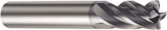 Sandvik Coromant - 6mm, 10mm LOC, 6mm Shank Diam, 54mm OAL, 4 Flute, Solid Carbide Square End Mill - Single End, Spiral Flute, 30° Helix, Centercutting, Right Hand Cut, Right Hand Flute, Series CoroMill Plura - Eagle Tool & Supply