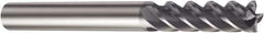 Sandvik Coromant - 12mm, 4 Flute, Solid Carbide, Corner Radius End Mill - 100mm OAL, 45° Helix, Right Hand Flute, 40mm LOC, Right Hand Cut - Eagle Tool & Supply