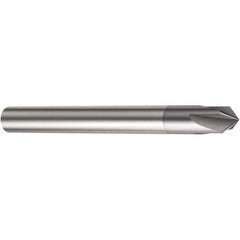 Sandvik Coromant - 0.059" Diam 4 Flute Single End Solid Carbide Chamfer Mill - Eagle Tool & Supply