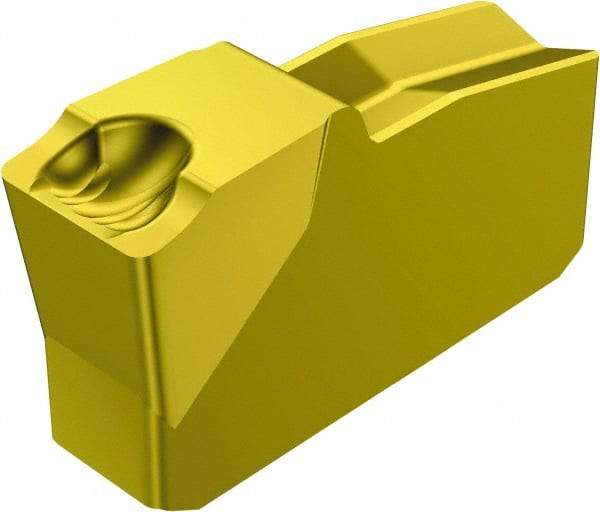 Sandvik Coromant - 30N151.2 5G Grade 235, 3mm Cutting Width Carbide Grooving Insert - Neutral, 0.3mm Corner Radius, TiCN/TiN Finish - Eagle Tool & Supply