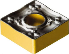 Sandvik Coromant - SNMM433 PR Grade 4335 Carbide Turning Insert - TiCN/AI2O3/TiN Finish, 90° Square, 1/2" Inscr Circle, 3/16" Thick, 3/64" Corner Radius - Eagle Tool & Supply