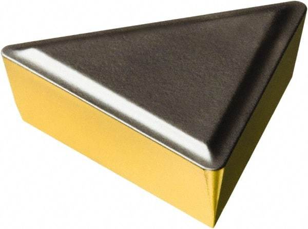 Sandvik Coromant - TPMR1.81.52 53 Grade 4325 Carbide Turning Insert - TiCN/Al2O3/TiN Finish, 60° Triangle, 7/32" Inscr Circle, 3/32" Thick, 1/32" Corner Radius - Eagle Tool & Supply