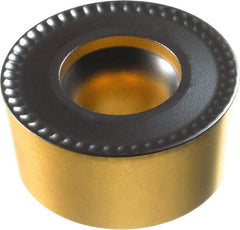 Sandvik Coromant - RCMT2006M0 Grade 4325 Carbide Turning Insert - TiCN/AI2O3/TiN Finish, Round, 20mm Inscr Circle, 1/4" Thick - Eagle Tool & Supply