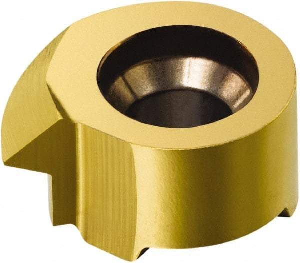 Sandvik Coromant - MB7 Grade 1025, Internal Partial Profile 60° Threading Insert - 20mm Int Pitch, Left Hand Insert, TiAlN/TiN Finish, Carbide - Eagle Tool & Supply