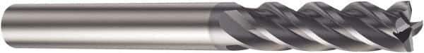 Sandvik Coromant - 8mm, 4 Flute, Single End, Solid Carbide, Corner Chamfer End Mill - 80mm OAL, Right Hand Flute, 28mm LOC, Right Hand Cut - Eagle Tool & Supply