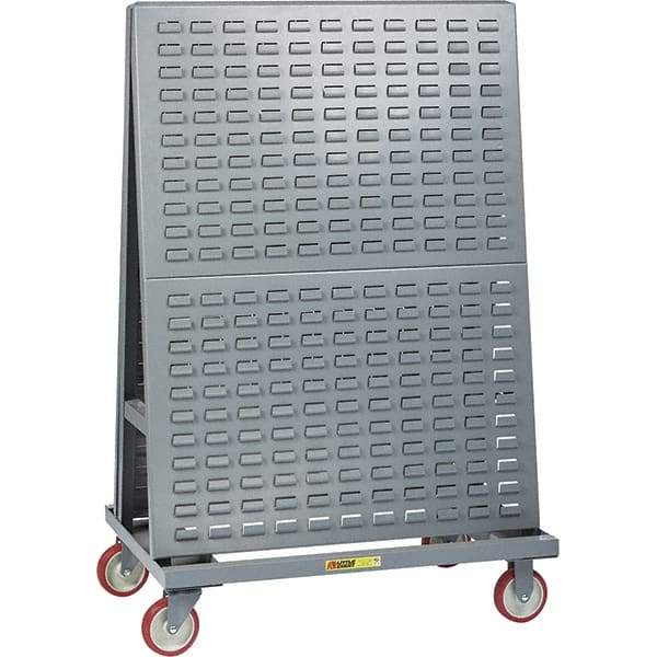 Little Giant - 1,200 Lb Capacity Multi-Purpose Lean Tool Cart - 24" Wide x 36" Deep x 56" High, Steel, Gray - Eagle Tool & Supply