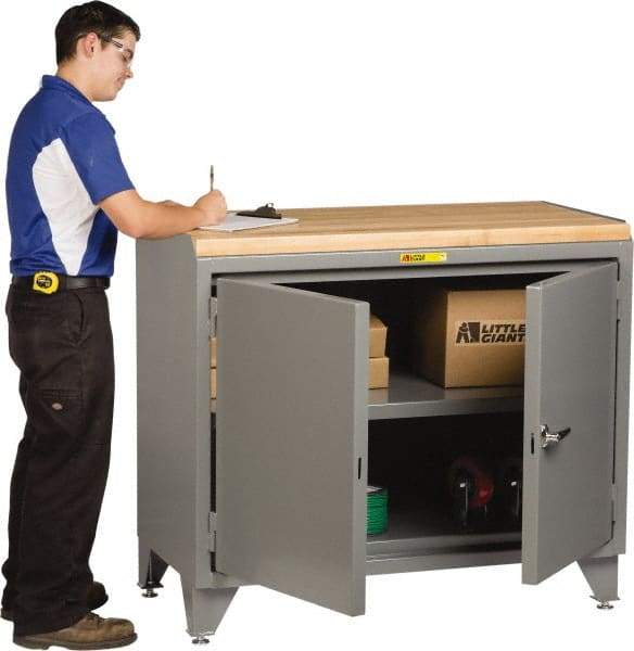 Little Giant - Stationary Workstations Type: Security Workstation Width (Inch): 36 - Eagle Tool & Supply