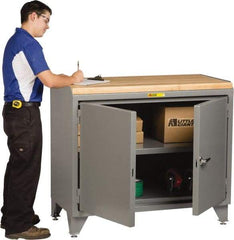 Little Giant - Stationary Workstations Type: Security Workstation Width (Inch): 36 - Eagle Tool & Supply