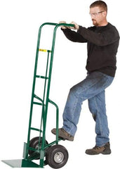 Little Giant - 800 Lb Capacity 60" OAH Hand Truck - Continuous Handle, Steel, Pneumatic Wheels - Eagle Tool & Supply