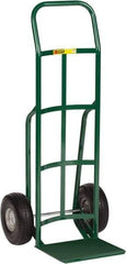 Little Giant - 600 Lb Capacity 47" OAH Hand Truck - Continuous Handle, Steel, Flat-Free Microcellular Foam Wheels - Eagle Tool & Supply