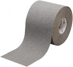 Ability One - Gray Solid Color Anti-Slip Vinyl Tape - 4" Wide x 60' Long x 0.045" Thick, General Traffic - Eagle Tool & Supply