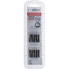 Wiha - 1/4" Drive, #1 Tri-Wing Screwdriver Bit - 1" OAL - Eagle Tool & Supply