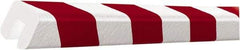 PRO-SAFE - Polyurethane Foam Type G Edge Guard - Red/White - Eagle Tool & Supply