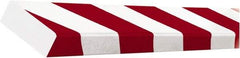 PRO-SAFE - Polyurethane Foam Type D Surface Guard - Red/White - Eagle Tool & Supply
