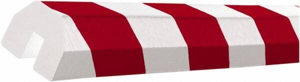 PRO-SAFE - Polyurethane Foam Type BB Edge Guard - Red/White - Eagle Tool & Supply