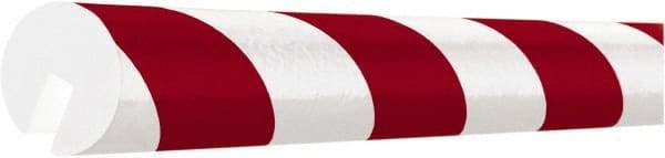 PRO-SAFE - Polyurethane Foam Type B Edge Guard - Red/White - Eagle Tool & Supply