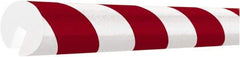 PRO-SAFE - Polyurethane Foam Type B Edge Guard - Red/White - Eagle Tool & Supply
