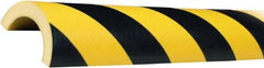 PRO-SAFE - Polyurethane Foam Type R50 Pipe Guard - Black/Yellow - Eagle Tool & Supply
