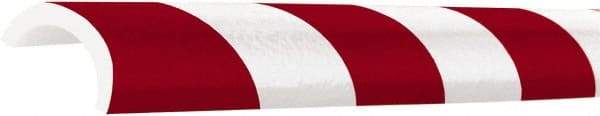 PRO-SAFE - Polyurethane Foam Type R30 Pipe Guard - Red/White - Eagle Tool & Supply