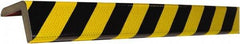 PRO-SAFE - Polyurethane Foam Type H+ Corner Guard - Black/Yellow - Eagle Tool & Supply