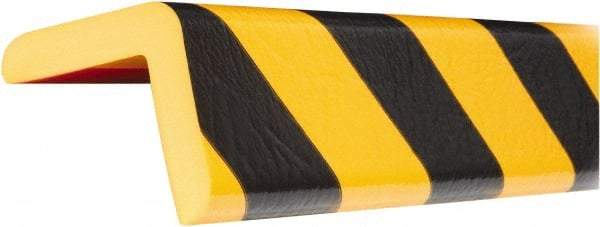 PRO-SAFE - Polyurethane Foam Type H+ Corner Guard - Black/Yellow - Eagle Tool & Supply