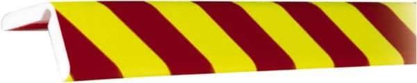 PRO-SAFE - Polyurethane Foam Type H+ Corner Guard - Red/Yellow - Eagle Tool & Supply