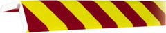 PRO-SAFE - Polyurethane Foam Type H+ Corner Guard - Red/Yellow - Eagle Tool & Supply