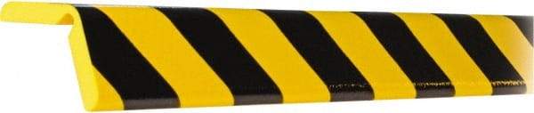 PRO-SAFE - Polyurethane Foam Type H+ Corner Guard - Black/Yellow - Eagle Tool & Supply