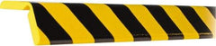 PRO-SAFE - Polyurethane Foam Type H+ Corner Guard - Black/Yellow - Eagle Tool & Supply