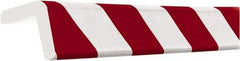 PRO-SAFE - Polyurethane Foam Type H Corner Guard - Red/White - Eagle Tool & Supply
