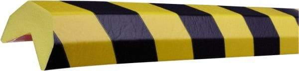 PRO-SAFE - Polyurethane Foam Type AA Corner Guard - Black/Yellow - Eagle Tool & Supply