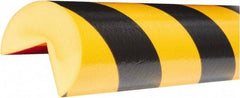 PRO-SAFE - Polyurethane Foam Type A+ Corner Guard - Black/Yellow - Eagle Tool & Supply