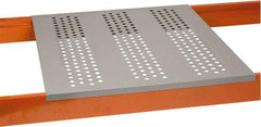 Little Giant - 46" Wide, Open Shelving Accessory/Component - Powder Coat Finish, 48" Long, Use with Pallet Racks with 1-5/8" Step Beam - Eagle Tool & Supply