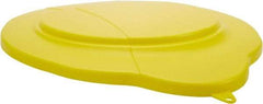 Vikan - 5 Gal Polypropylene Pail Lid - Yellow, For Use with Vikan 5 Gal Pail - Eagle Tool & Supply