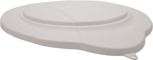 Vikan - 5 Gal Polypropylene Pail Lid - White, For Use with Vikan 5 Gal Pail - Eagle Tool & Supply