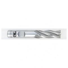 1-1/2 Dia. x 5-1/2 Overall Length 6-Flute Square End HSS-CO SE End Mill-Round Shank-Non-Center Cutting-Uncoated - Eagle Tool & Supply