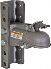 Buyers Products - 2-5/16" Ball Size Channel Hitch Coupler - 15,000 Lb Max Capacity, Plain Finish - Eagle Tool & Supply