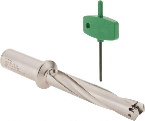Hertel - 0.7087 to 0.728" Diam, 5xD, 90mm Max Depth, 1" Shank Diam, Replaceable Tip Drill - HMD-MAM Toolholder, Series HMD - Eagle Tool & Supply